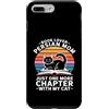 Persian Cat Mom Reading Book Lover Custodia per iPhone 7 Plus/8 Plus Mamma persiana amante dei libri Solo un altro capitolo con il mio gatto