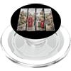 British Countryside Cottage Red Telephon British Countryside Cottage cabina telefonica rossa PopSockets PopGrip per MagSafe