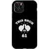 YO MINUS Custodia per iPhone 11 Pro Questo Bruh è 61 Numero preferito di anni