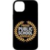 Red for Education Gifts for Women and Me Custodia per iPhone 14 Plus Rosso per insegnante educazione pubblica