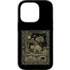 Celestial Tarot Aesthetic Australian Des Custodia per iPhone 14 Pro Astronomia della carta dei tarocchi del Wombat celeste