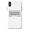 Bethcentral Family Gifts Custodia per iPhone X/XS Nonno, Est 2016 - Nonno Fondato 2016