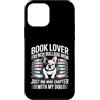 French Bulldog Mom Reading Book Lover Custodia per iPhone 12 mini Book Lover Bulldog francese Just One Mre Capitolo Con Cane