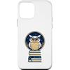 Timowo Studio Custodia per iPhone 12 mini Gufo su libri design animale