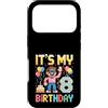 Retro Pixel Gamer Birthday Boys Apparel Custodia per iPhone 17 Pro 8 ° compleanno ragazzo retrò videogioco 8 anni Pixel Art