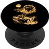 Funny Leonberger Lover Gifts Accessories Leonberger Ululando Alla Luna PopSockets PopGrip Adesivo