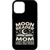 Bookworm Mom Moon Reading Lover Custodia per iPhone 12 mini Moon Reader Libro Mamma Perso Tra Stelle E Pagine