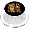 Black History Month Apparel Mi ha risposto sussurrando «I am the Storm Black History Month» PopSockets PopGrip per MagSafe