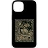Celestial Tarot Aesthetic Australian Des Custodia per iPhone 13 Astronomia della carta dei tarocchi del Wombat celeste