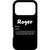 Roger Defined Personalized Roger Costume Custodia per iPhone 17 Pro Roger Definizione Personalizzato Nome Costume Personalizzato Per Rogers