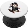 Smart Ferret Designs Carino Ferret Laureato Accademico Studente Celebrazione PopSockets PopGrip Adesivo