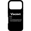 Vincent Defined Personalized Vincent Cos Custodia per iPhone 17 Pro Vincent Definizione Personalizzato Personalizzato Vinny Costume Vince