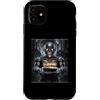 Robot Boy Girl Scary Goth Alt Gifts Custodia per iPhone 11 Robot Robotics Torta di compleanno Bday divertente festa spettrale