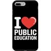 Red for Education Gifts for Women and Me Custodia per iPhone 7 Plus/8 Plus Rosso per insegnante educazione pubblica