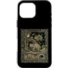 Celestial Tarot Aesthetic Australian Des Custodia per iPhone 16 Pro Max Astronomia della carta dei tarocchi del Wombat celeste