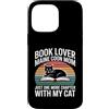 Maine Coon Cat Mom Book Lover Reading Custodia per iPhone 14 Pro Max Amante dei libri Maine Coon Mamma solo un altro capitolo con il mio gatto
