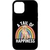 Golden Retriever Puppy Lover PS Custodia per iPhone 12/12 Pro A Tail of Happiness Golden Retriever Retro Rainbow