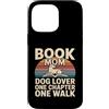 Reading Dog Lover Sunset Retro Book Custodia per iPhone 14 Pro Max Libro Dog Lover One Chapter One Walk Retro