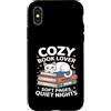 Ragdoll Cat Mom Cozy Reading Nights Custodia per iPhone X/XS Cozy Book Lover Ragdoll Mamma Soft Pages Quiet Nights