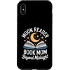 Night Reading Mom Moon Reader Book Lover Custodia per iPhone XS Max Moon Reader Book Mom Beyond Midnight Reading