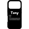 Tony Defined Personalized Anthony Costum Custodia per iPhone 17 Pro Tony Definizione Personalizzato Nome Personalizzato Costume Per Tonys
