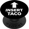 Cibo Messicano Taco Buongustaio Cinco De Insert Taco PopSockets PopGrip Adesivo