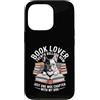French Bulldog Mom Reading Book Lover Custodia per iPhone 13 Pro Book Lover Bulldog francese Just One Mre Capitolo Con Cane