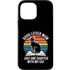 Persian Cat Mom Reading Book Lover Custodia per iPhone 13 Pro Max Mamma amante dei libri Solo un altro capitolo con il mio gatto
