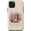 Bookish Reader | Vintage Aesthetic Book Custodia per iPhone 11 Pro Amante dei libri Lettura Bibliofilo Libri floreali Accogliente
