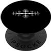 Nature Lover Outdoor Forest Wildlife Tre Alberi Minimali Natura Foresta All'aperto Fauna Selvatica Bos PopSockets PopGrip Adesivo