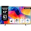Samsung Smart TV 43 UE43M72HAUXZT Mini LED 4K, HDR 10+, Motion Xcelerator 144Hz, Dynamic Sound Pack, Gaming Hub, Pure Spectrum Color, Knox Security, Voice Control with AI(VAC), Vision AI, 2026