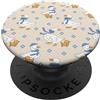 Vintage Aesthetic Designs Retro Coquette Bow Country Oche, Oca e Fiore PopSockets PopGrip Adesivo