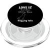 Love Wet Noses Dog Lovers Canine Fan Amore Bagnato Nasi Slobbery Baci Scodinzolante Code Amante dei cani PopSockets PopGrip per MagSafe