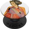 RelaxArtWorld Il sognatore ad occhi aperti (Gerti Schiele) di Egon Schiele (1911) PopSockets PopGrip Adesivo