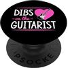 80s Rock Guitar Player Merch for Guitari Dibs sul chitarrista Romantico San Valentino PopSockets PopGrip Adesivo