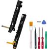 Wigearss Destra e Sinistra Guida di Scorrimento, Binario L/R Slider di Ricambio per Nintendo Switch/Switch OLED JoyCon Controller