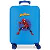 Marvel Joumma Marvel Spiderman Action Valigia da cabina blu 38 x 55 x 20 cm Rigido 2 kg Chiusura a combinazione laterale ABS 2 kg 35 L Bagaglio a mano, blu, Taglia unica, Valigia cabina