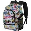 KARACTERMANIA Barbie Comic-Zaino Fight FAN 2.2, Multicolore, 31 x 44 cm, Capacità 24 L