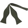 King & Priory Papillon da annodare in tweed a spina di pesce, colore: verde foresta, Verde, Taglia unica