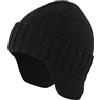YWINETO Berretto invernale da uomo lavorato a maglia cappello invernale con paraorecchie berretto con orecchie berretto berretto in lana caldo con cranio caldo con scaldaorecchie antivento russo bomber