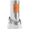 Anluomafuy Termoventilatore, Stufetta Elettrica Basso Consumo, Silenzioso, 1200W, Protezione da Ribaltamento e Surriscaldamento, Riscaldamento Elettrico per Camere per Casa, Ufficio