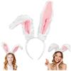 BLNC Orecchie da Coniglio, Cerchietti Morbidi e Simpatici in Peluche, Accessori per Costumi Cosplay per Pasqua e Natale