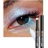 Lestpola Crème - Ombretto con glitter, colore bianco perla, con glitter, impermeabile, durevole, facile da usare, altamente pigmentato, Shimmer Eyeshadow Stick Make up 19 Mermaid White Shimmer