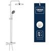 GROHE Vitalio Start System 210 Colonna doccia con miscelatore termostatico, temperatura costante Turbostat, Cromo, 27960001