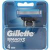Gillette Mach3 Turbo 3 rasoio + lame di ricambio 4 pz variante Imballaggio vecchio