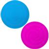 EQLEF Il dischetto di Volo del Flying disks Non Fa Scivolare i Giocattoli del Silicone Molle del Bambino Tempo di Kid Sport all'aperto 2 pc (Rosso e Blu)