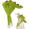 Hifot Dinosauro Cappello con Orecchie Che Si Alzano e Muovono, Cappello Divertente per Bambini e Adulti