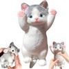 UptVin Squishy Gatto, Taba Squishy Giocattolo Antistress Fidget Toys Giocattoli da Spremere di Gatto Regali Antistress per Bambini e Adulti, 20 x 10 cm