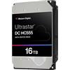 Western digital Hard Disk 3.5'' 16TB Western Digital Ultrastar DC HC555 SAS Nero [0B47745]