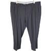 Suitsupply Brescia Pantaloni UK46S Grigio Scuro 100% Lana Plissettati Davanti